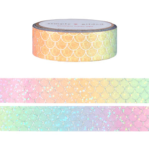 Enchanted Ocean Mermaid Scale Washi Holographic Foil