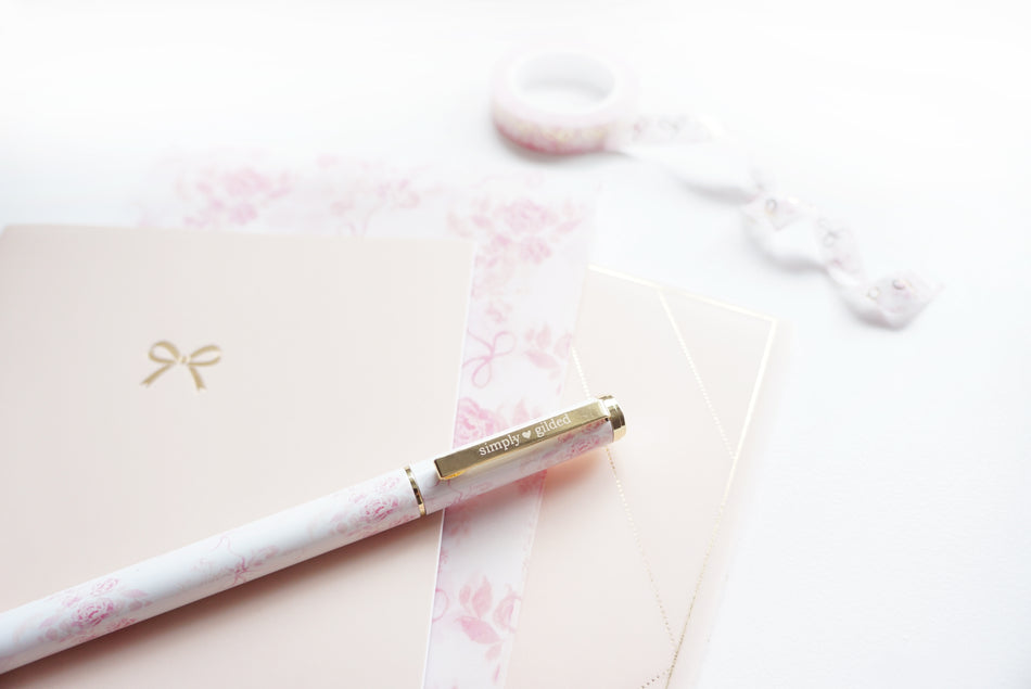 Stationery accessories, notepads, and planner inserts