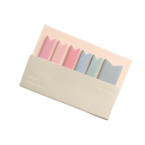 White Cute Gradient Index Tabs Sticker Page Markers Bookmarks