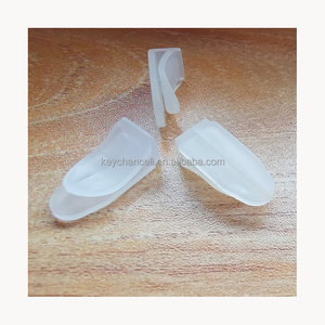 Translucent Crescent Shape Mini Cute Bookmark Clip Plastic Clamps