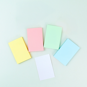HansolMTS 5 Colors Sticky Notes with Strong Adhesion 50x76mm Standard Size Paper Pads for Professional Use