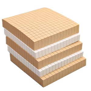 Custom 80sheets Kraft Paper Grid Lined Sticky Notes
