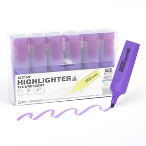 Gxin G-304801 Purple Pastel Highlighter Set