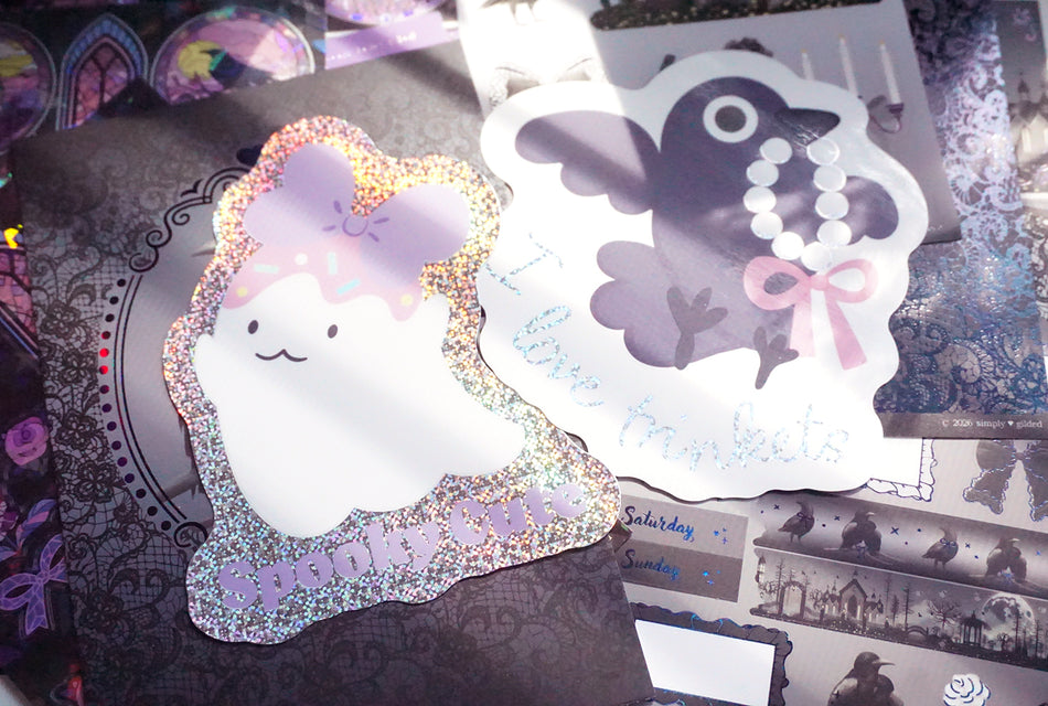 Deluxe planner sticker kit with foil accents