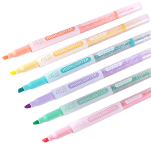 Double Head Rainbow Quick Dry Pastel Highlighter
