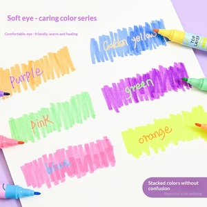 Double Tip Stack-Color Pastel Highlighter