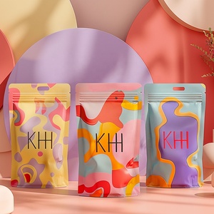 Custom Logo Mylar Bags Wholesale 3 Side Sealed