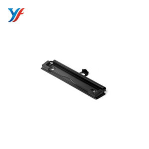 Small Black Board Clip with Rubber Corner and Metal Hanger