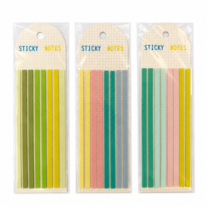 Long Thin PET Sticky Notes 14x0.5cm Index Tabs