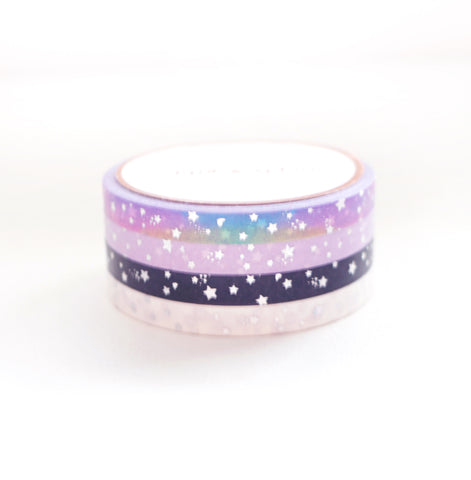 Celestial Holographic Foil Washi Rolls